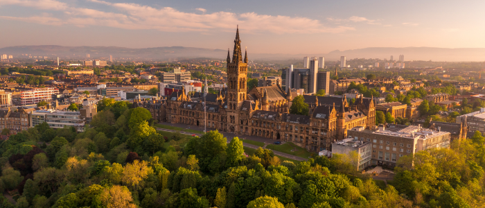 aerial view of the tower