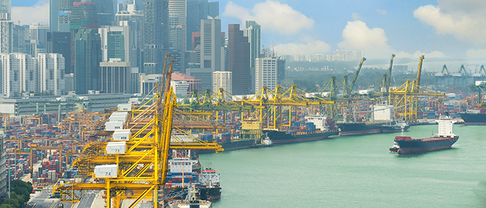 Singapore port
