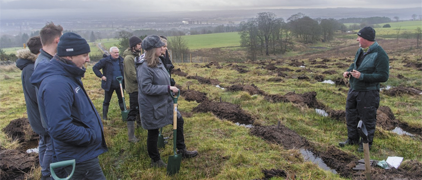 Students on Cochno Farm