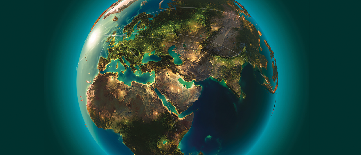 illustration of globe