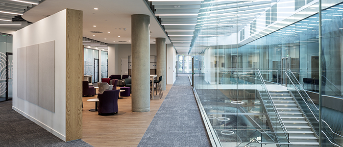 Open meeting space in the Advanced Research Centre