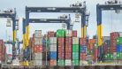 A photo of shipping containers at Felixstowe, Suffolk, UK