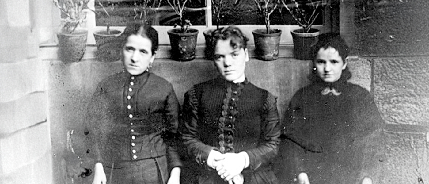 Group of three women featuring Catherine Colquhoun