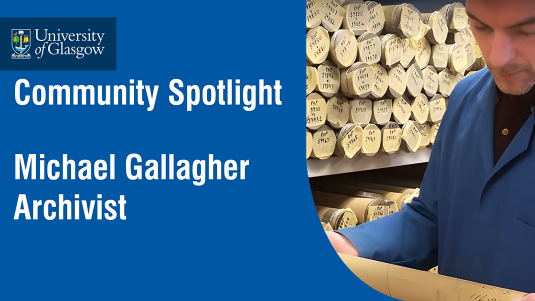 Michael Gallagher, Archivist, tells about his role in Archives and Special Collections