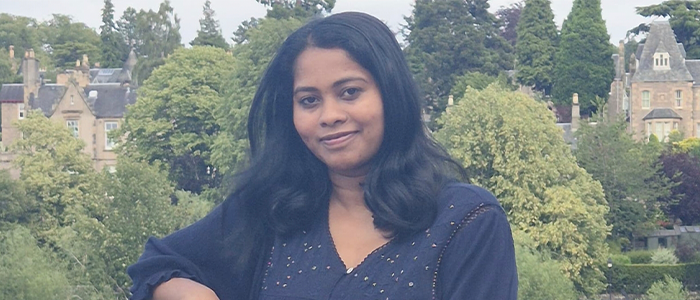 Unibuddy Haritha smiling at the camera