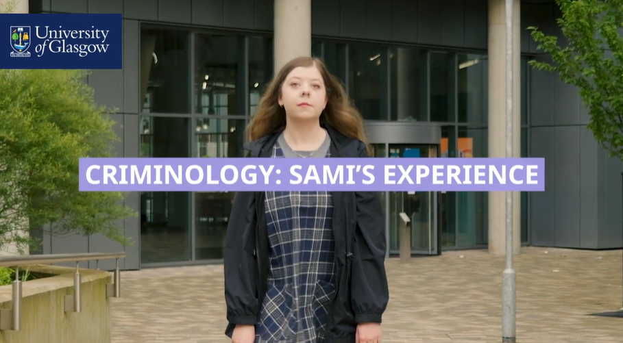 Student outside Advanced Research Centre