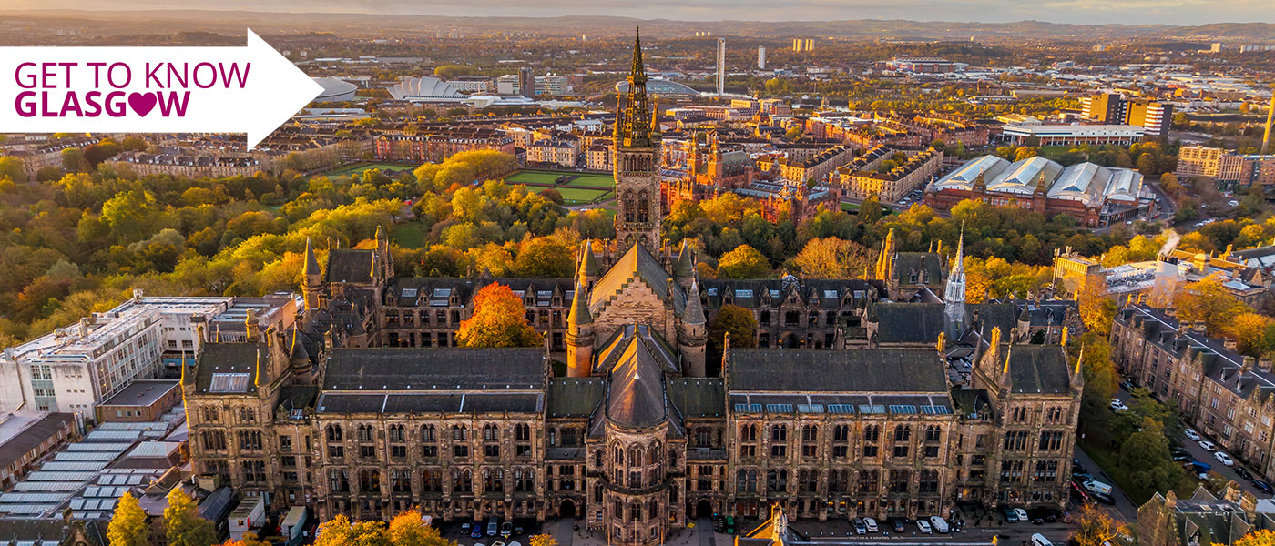 Drone shot of main building