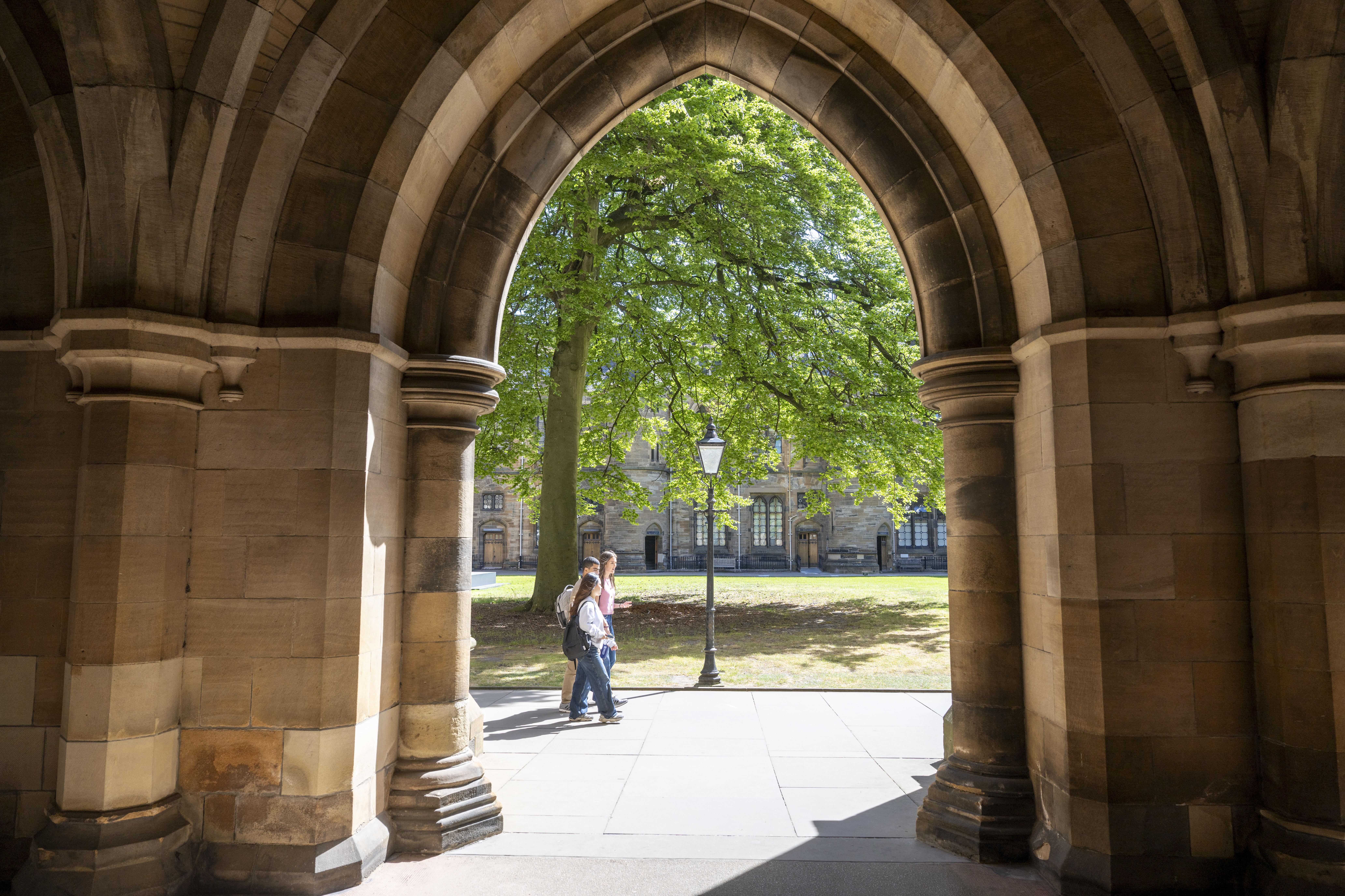 Students in Quadrangles