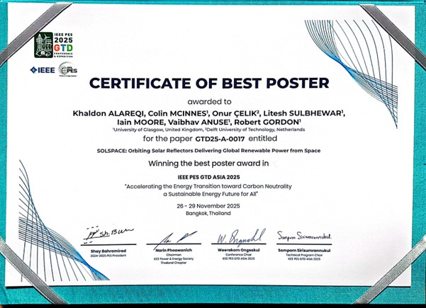 Poster certificate