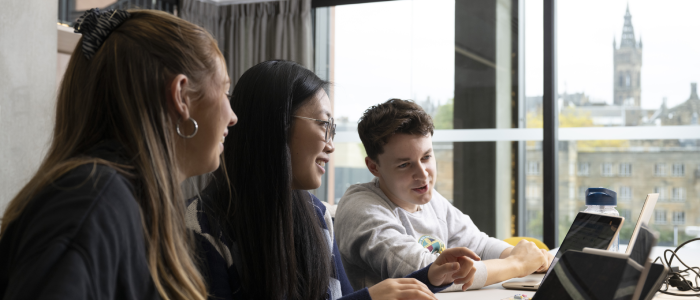 Study in the Adam Smith Building