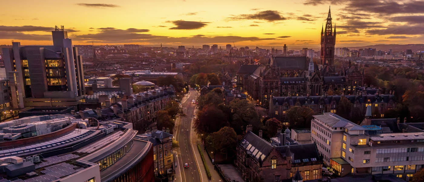 University Avenue at sunrise