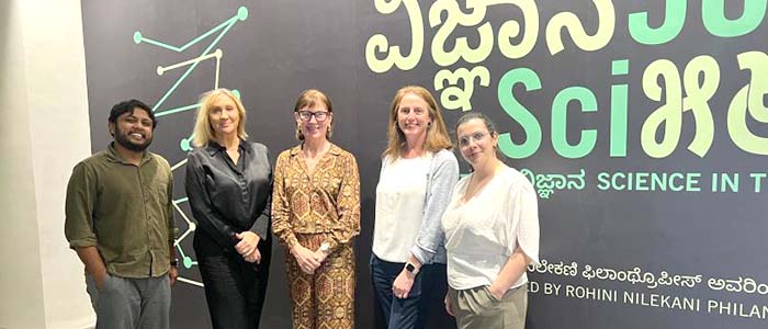 UoG staff visiting Science Gallery Bengaluru