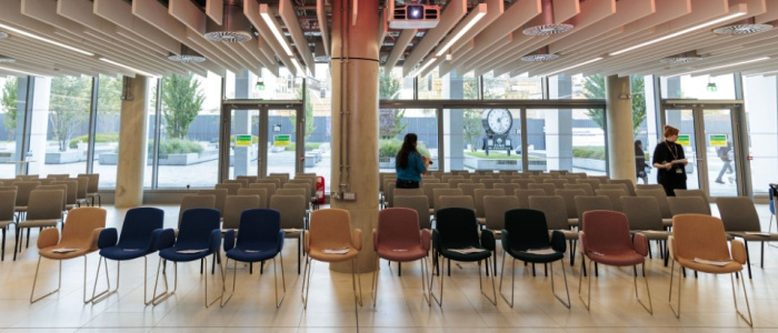ARC atrium with seating