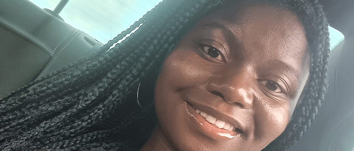 Nigerian Postgraduate student, Jazmine