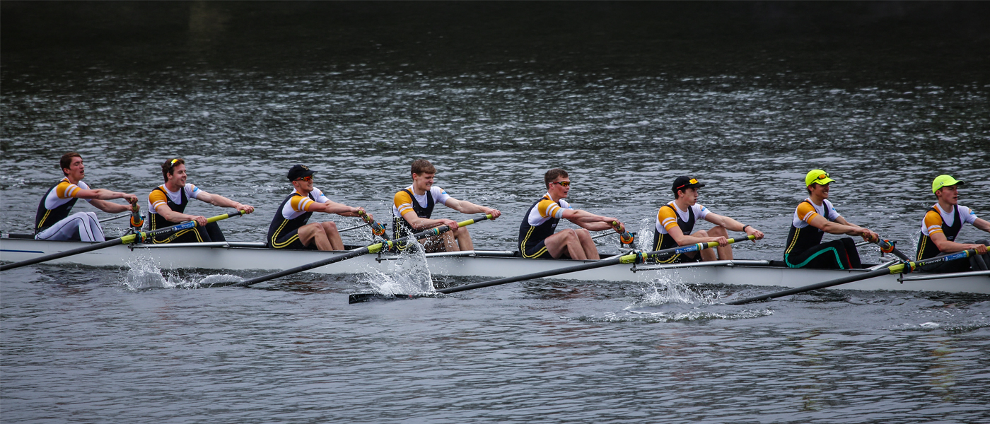 rowing on the river
