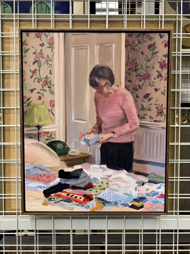 A painting by Caroline Walker titled Preparing for Laurie