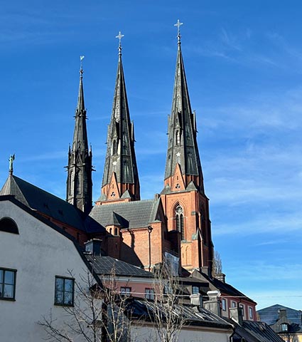Uppsala spires image