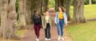 Students outside