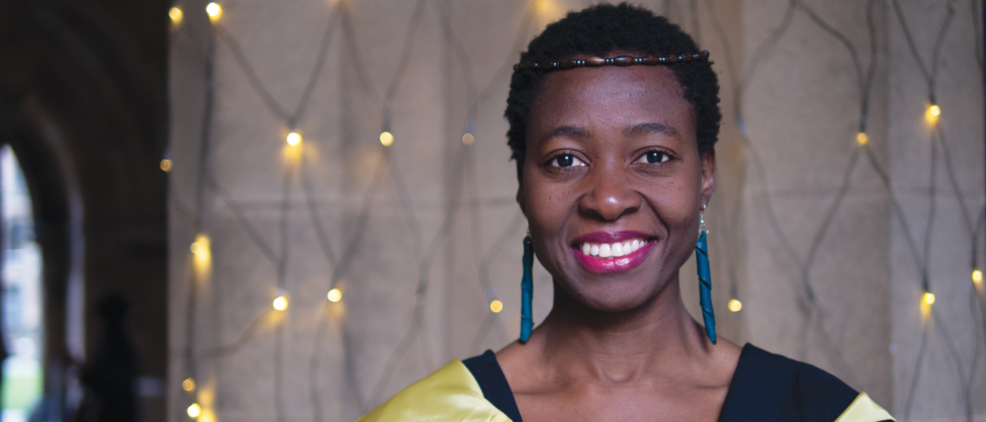 Eunice Ntobedzi (MSc 2016) is the 2019 winner of our World Changing Alumni award (photo: Dawn Neo)