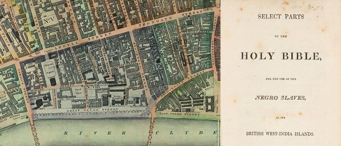 Call and response slavery exhibition poster