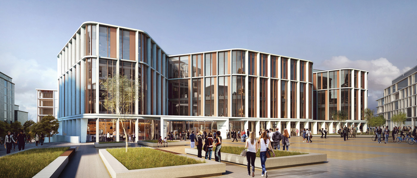 artists impression of Research Hub building
