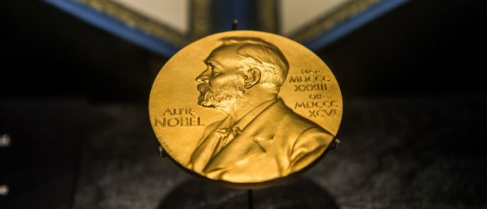A Nobel Prize medal