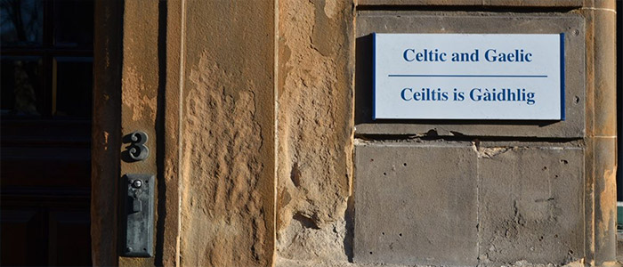 Celtic & Gaelic sign