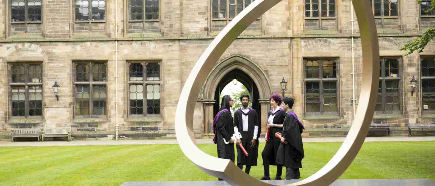 Graduates in East Quad