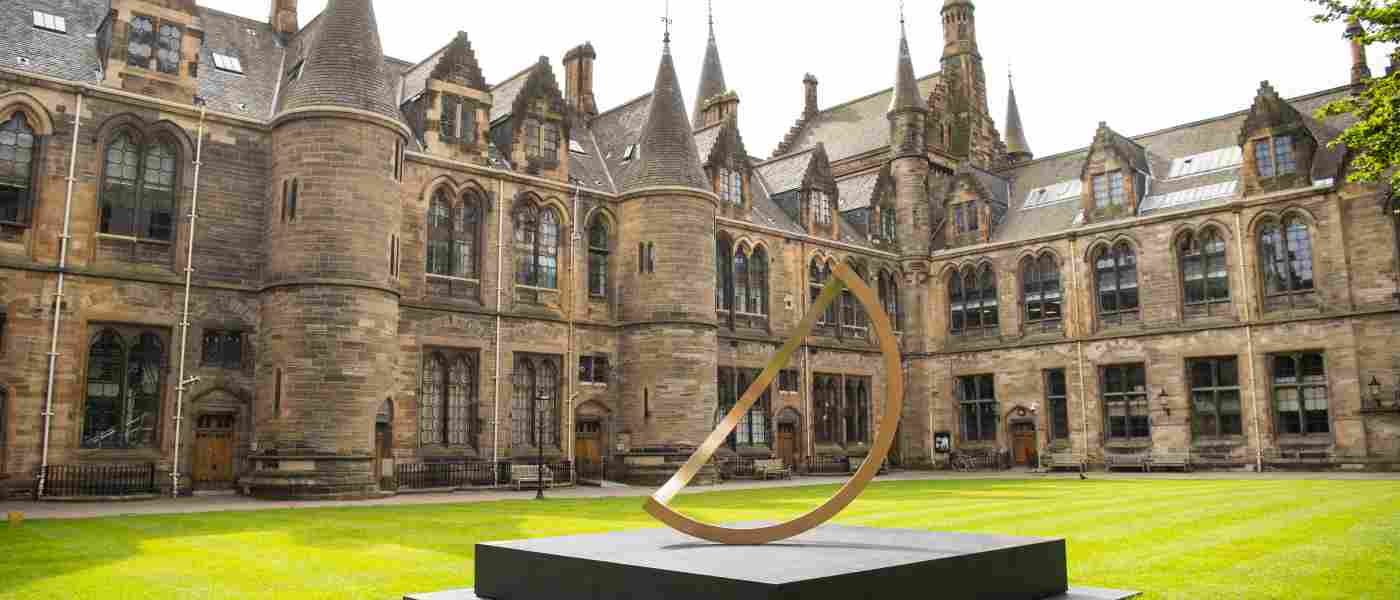 Alma Mater sculpture is East Quad
